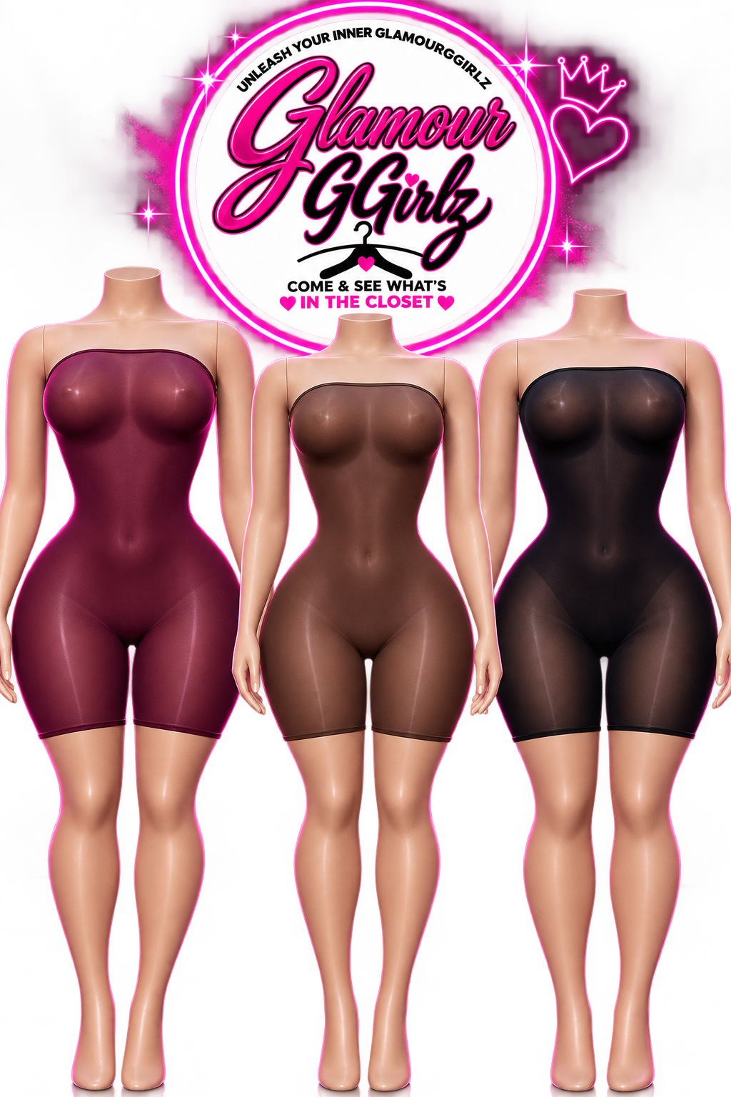 Mesh GGirl Romper